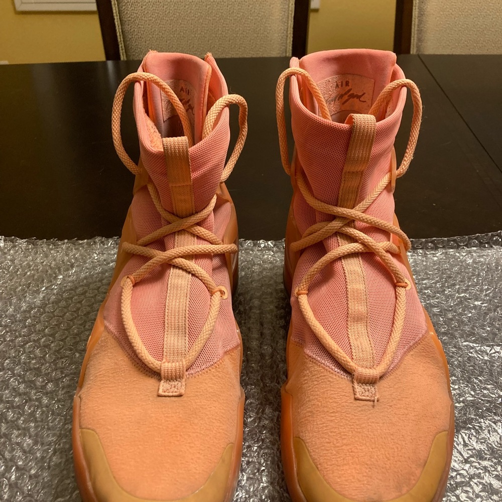 Nike Fear of God 1 Orange Pulse Sneaker US 10 - Picture 4 of 11